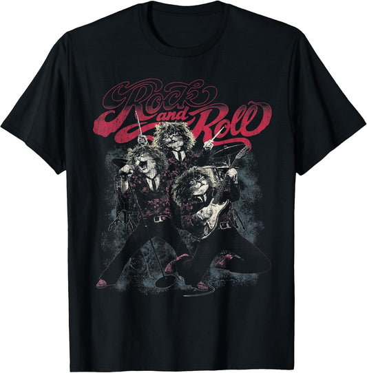 Rock and Roll Cats Band Vintage Timeless Music Lovers Retro T-Shirt