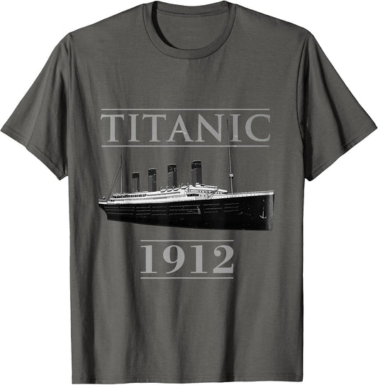 Titanic Tees Youth Voyage Famous RMS Titanic 1912 Shirt T-Shirt