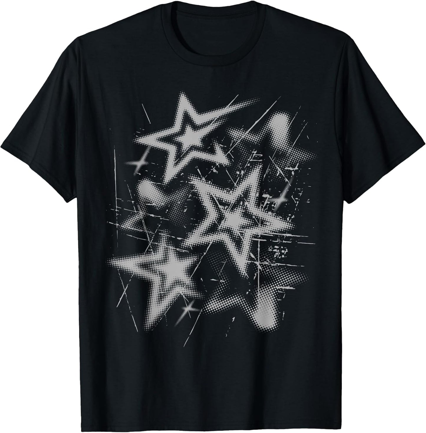 Y2k Grunge Stars 2000s Cyber Vintage Graphic T-Shirt