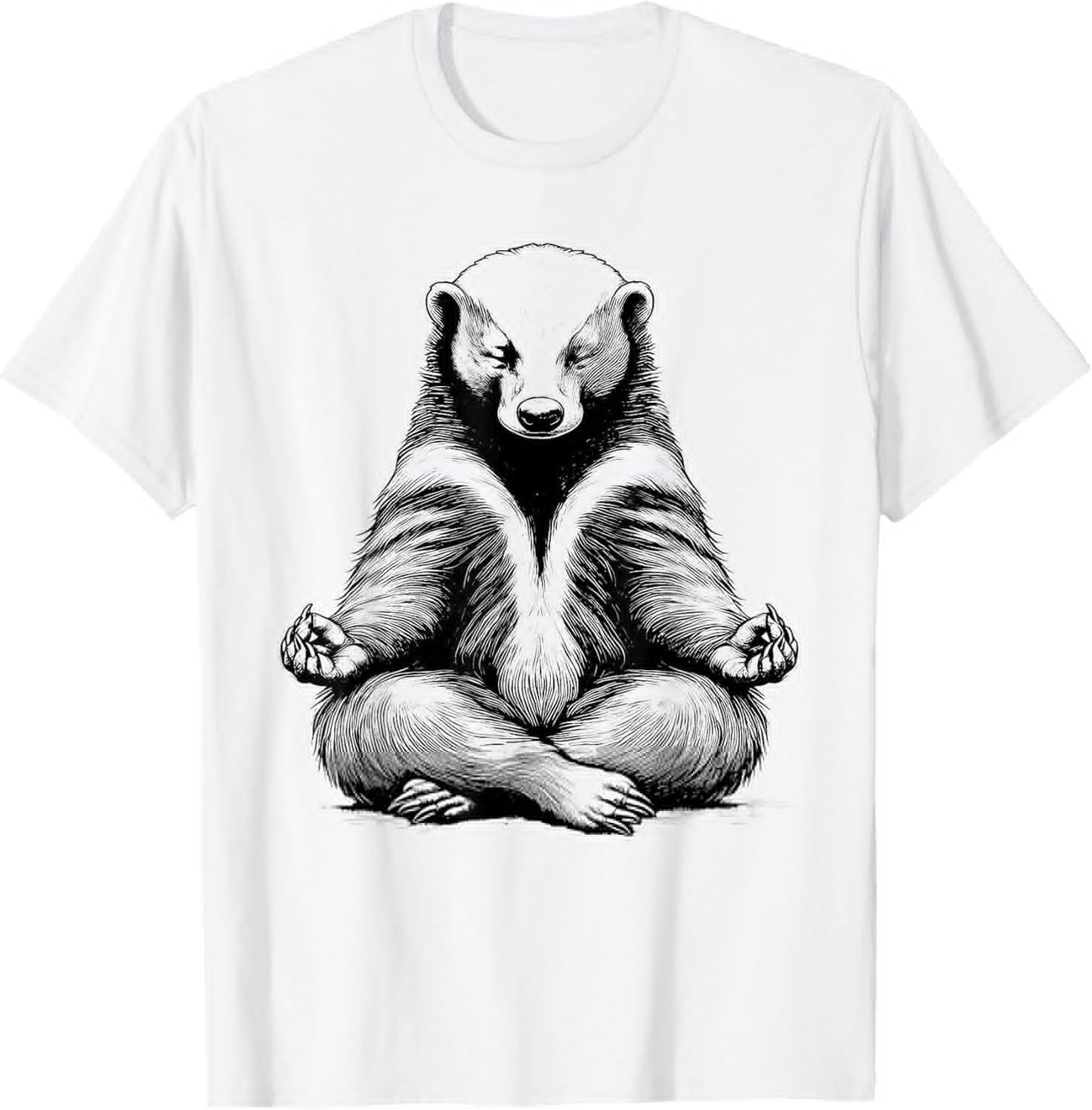 Honey Badger Doing Yoga