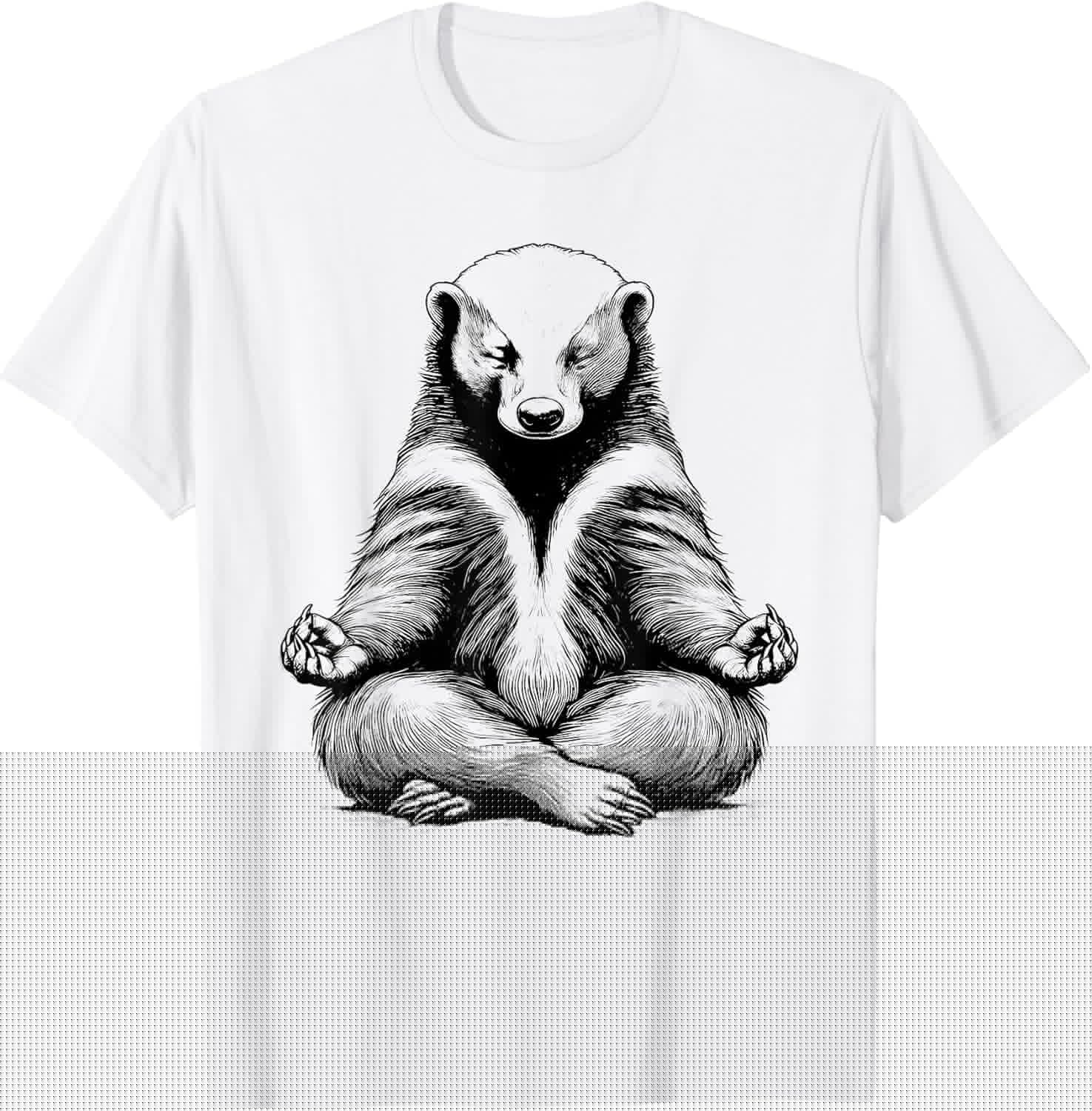 Honey Badger Doing Yoga