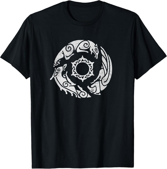 Distressed Crimson Desert Symbol of Pywel Design for Gamers T-Shirt