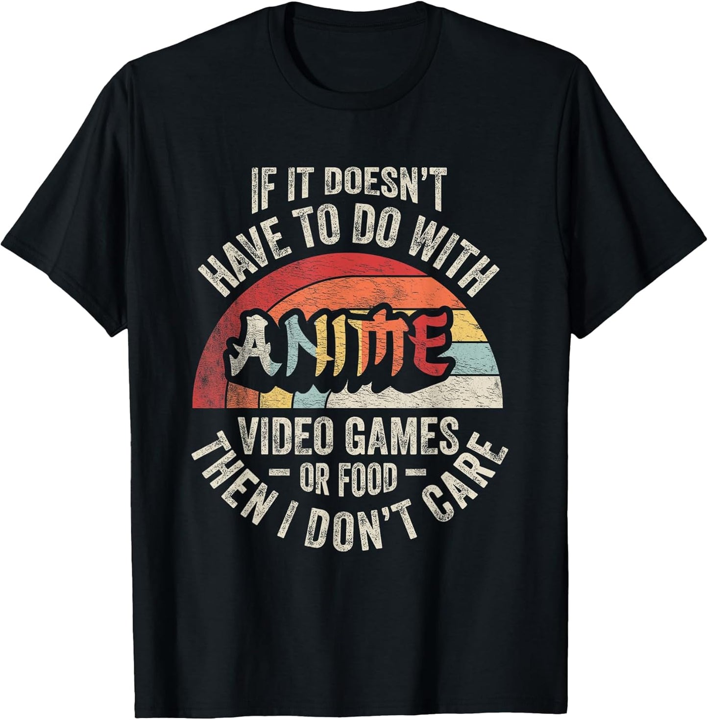 Vintage Anime Video Game Food Shirt Video Games Food Anime T-Shirt