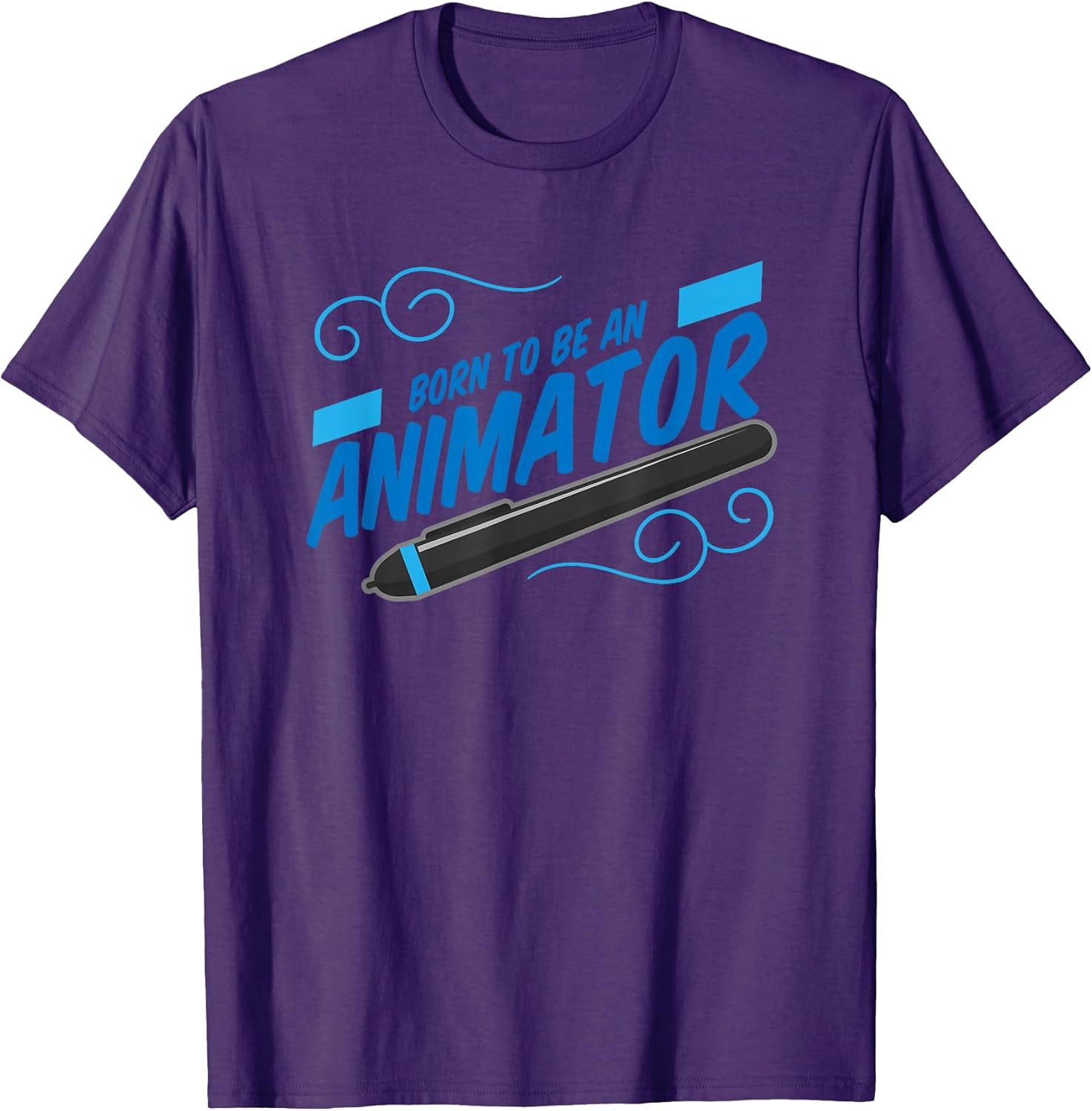 Born to Be an Animator Animation Graphic Designer Artist T-Shirt