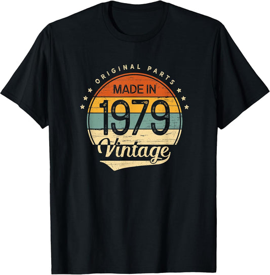 Vintage Retro Style Birthday Apparel