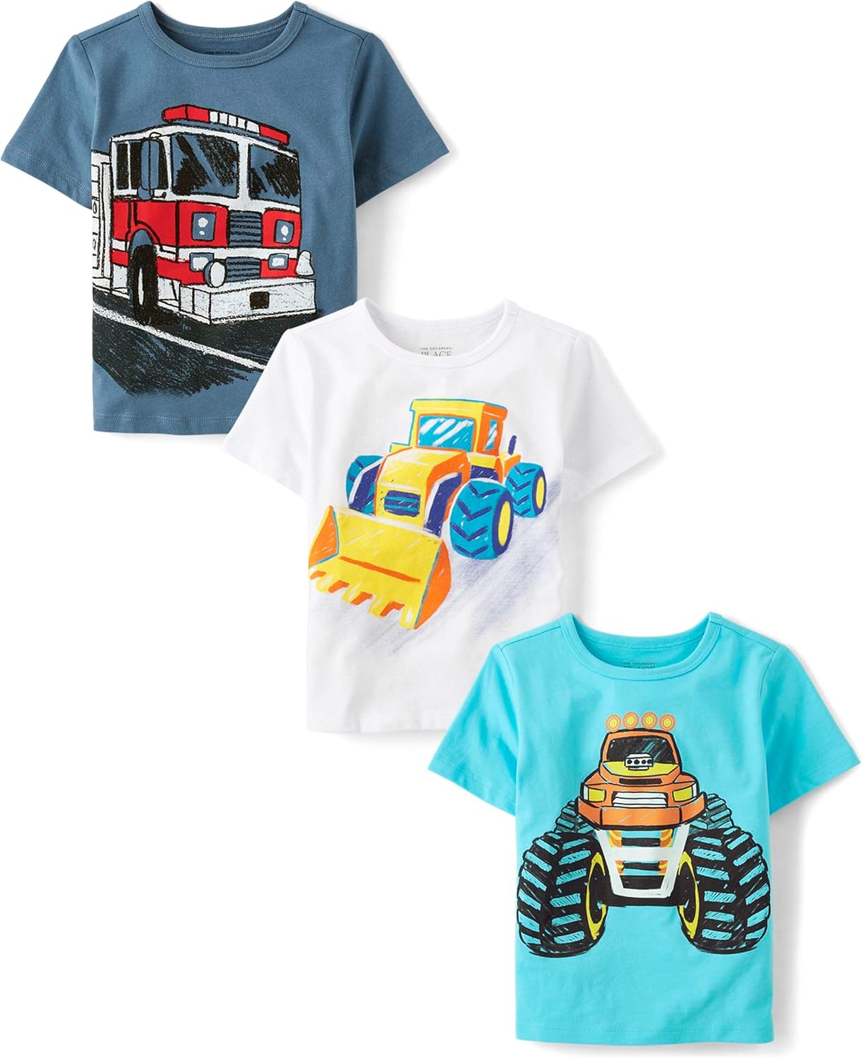 Baby Boys' Graphic T-Shirts (3-Pack)