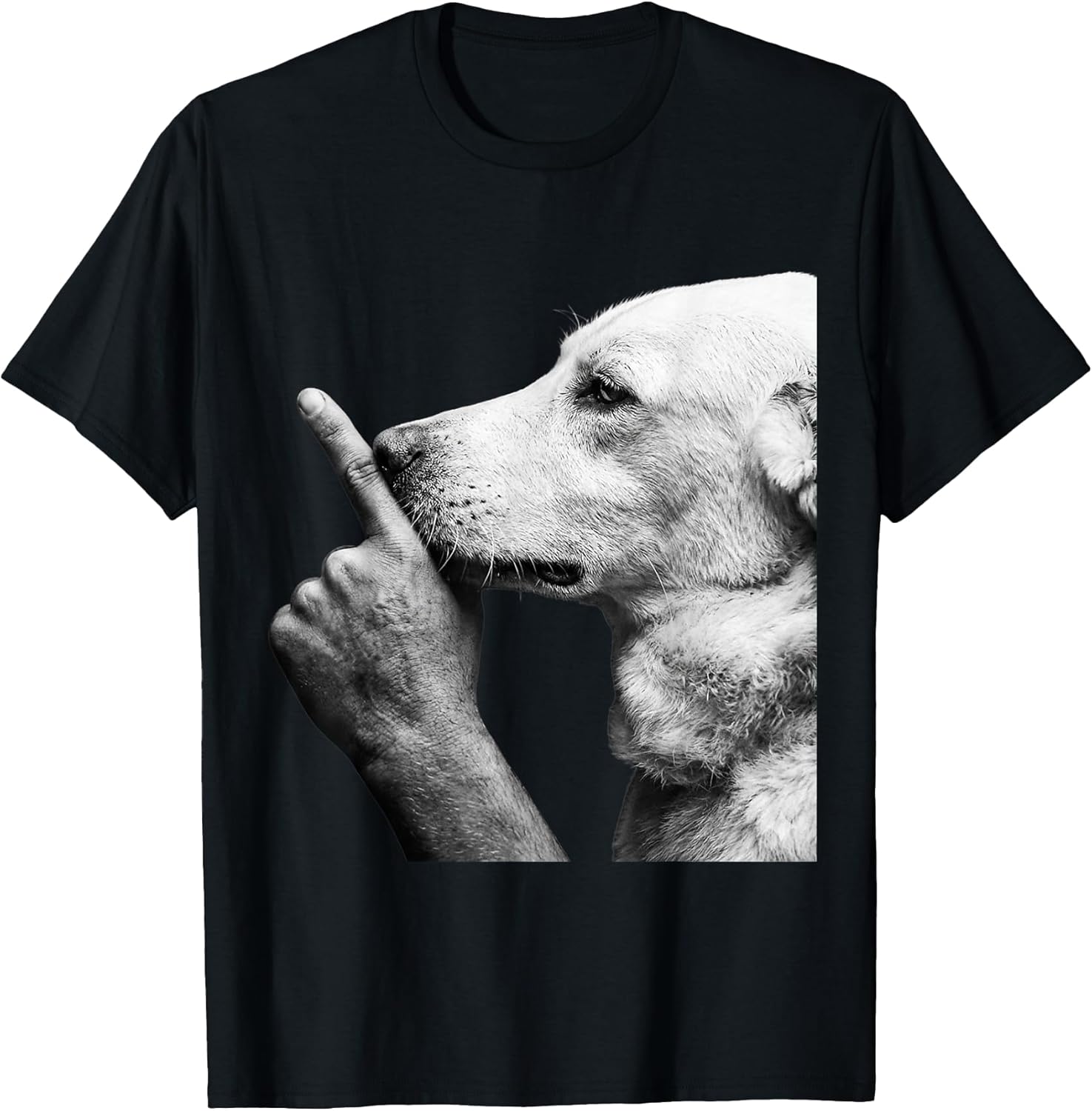 Funny Dog Meme Shh Urban Dog Meme Tee Humor Men Women Kids T-Shirt
