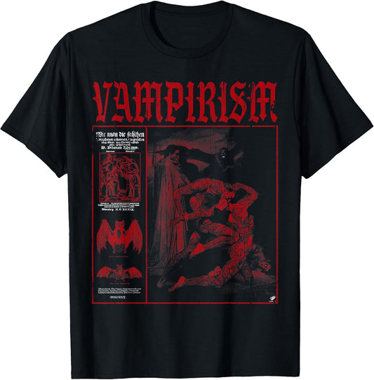 Dark Gothic Satanic Vampire Emo Y2K Grunge Occult Alt Gothic T-Shirt