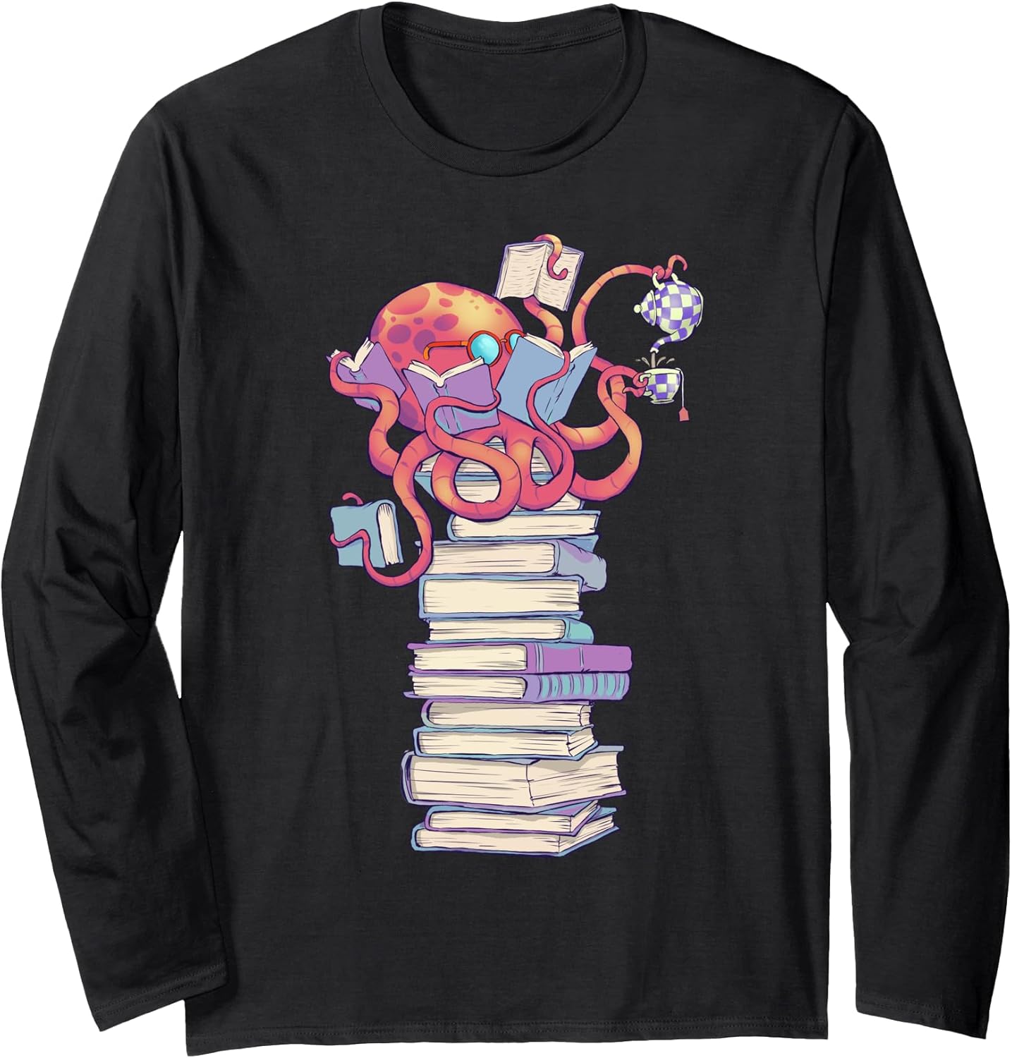 Bookish Octopus Reader Teatime Fun