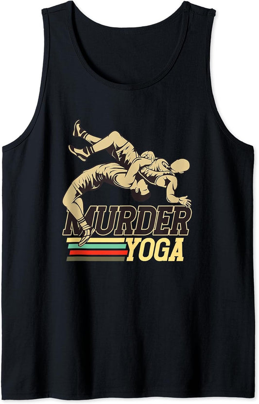 Murder Yoga Wrestling Grappling Wrestler Gift