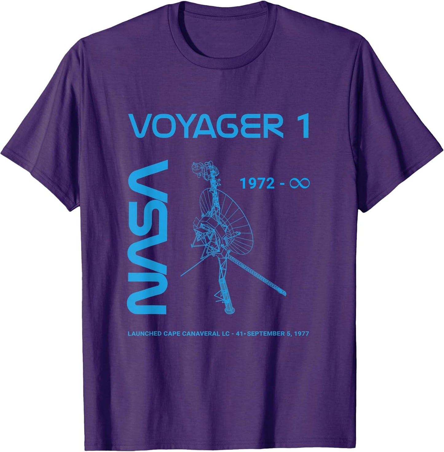 NASA September 5, 1977 Voyager 1 Blue