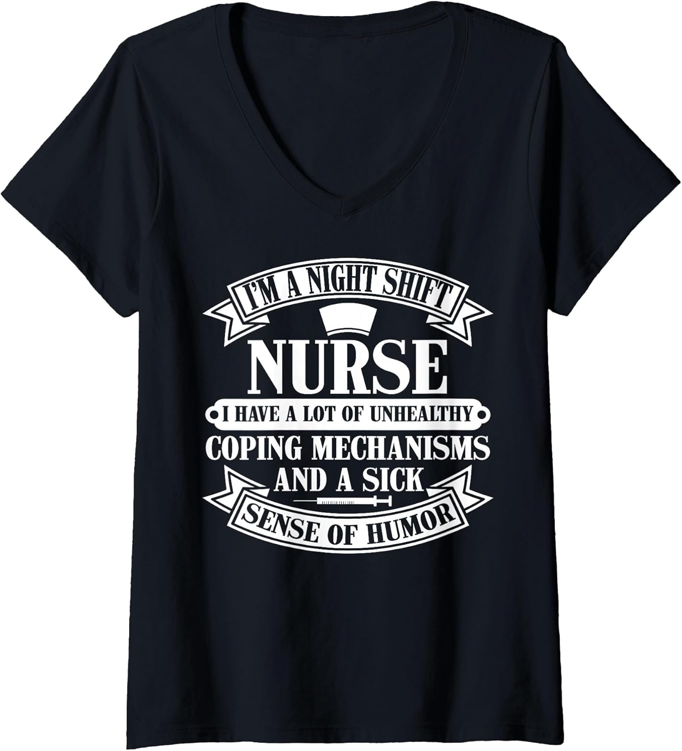 Cool Night Shift Nurse Humor Quote Merch