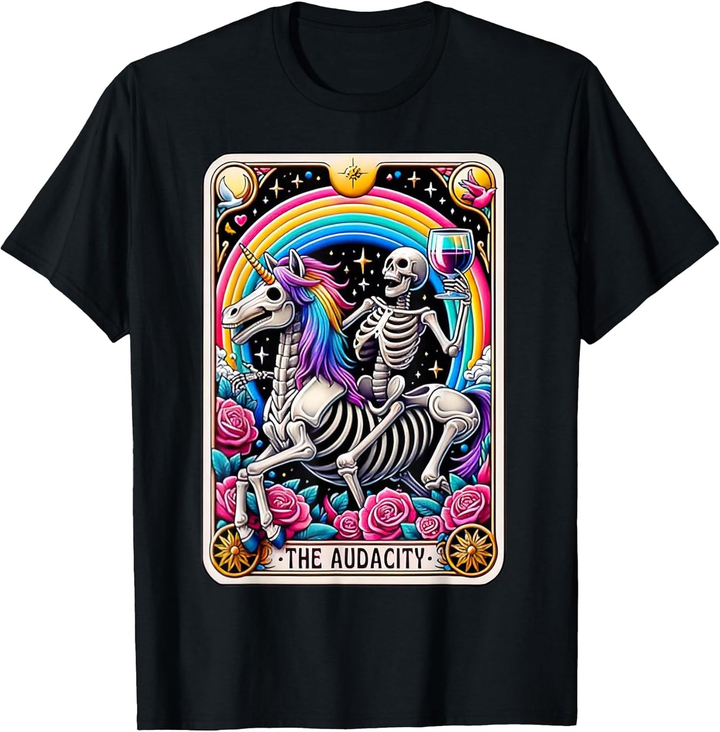 The Audacity Funny Tarot Card Sarcastic Skeleton
