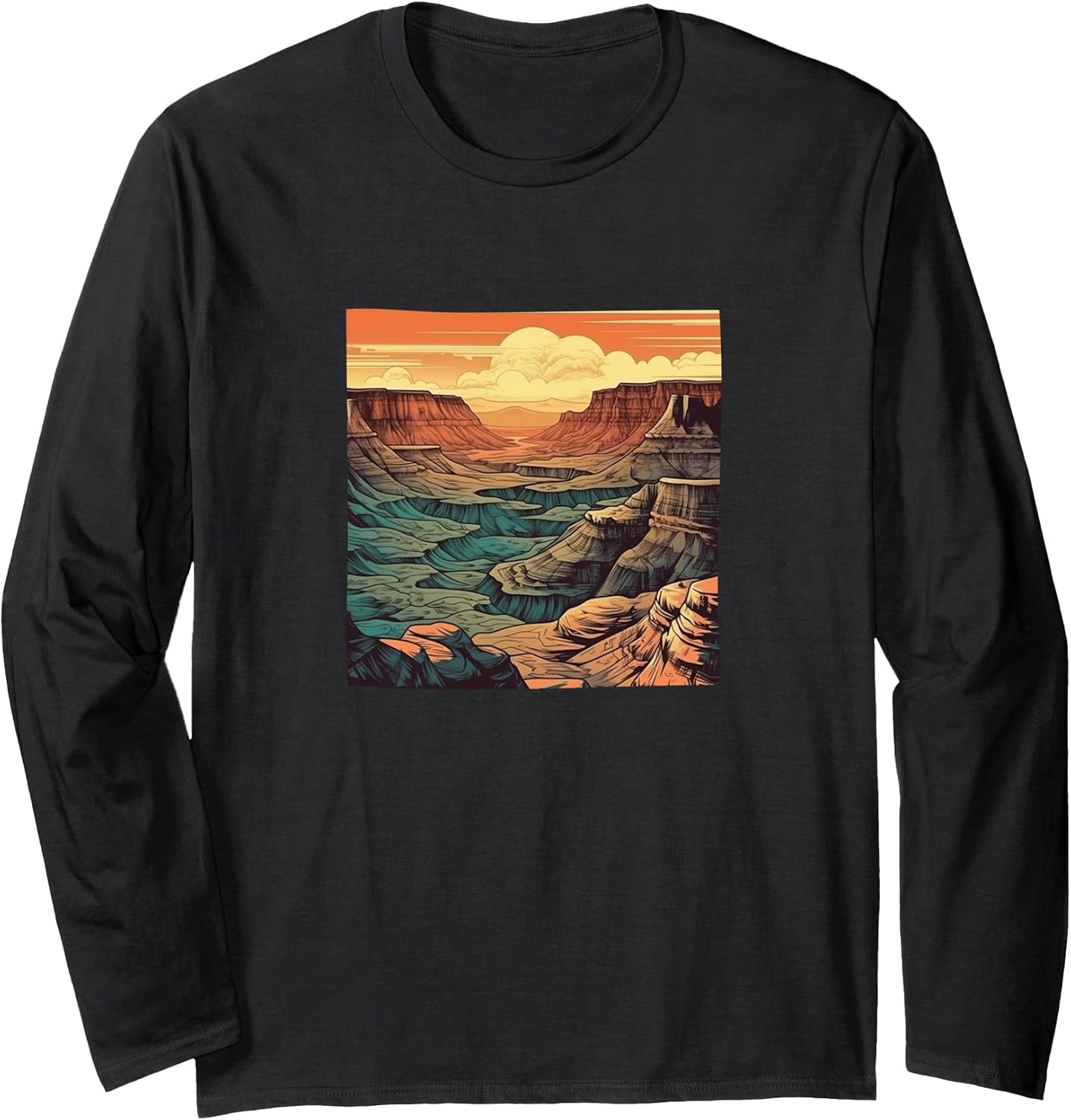 Grand Canyon At Dawn Vintage Landscape Merch