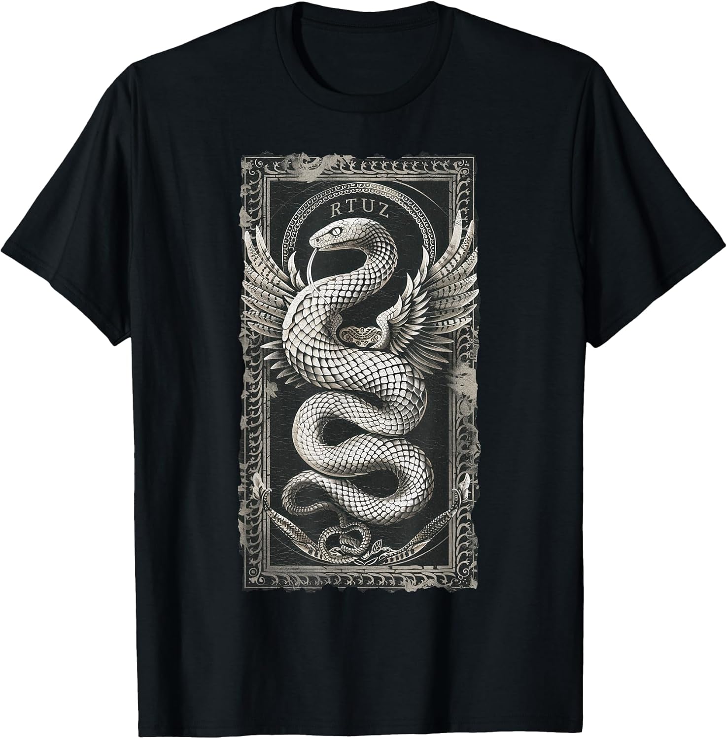 Retro Hip Hop Y2K Vintage Edgy Urban Streetwear Snake T-Shirt