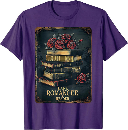 Whimsical Vintage Dark Romance Bookworm Designs