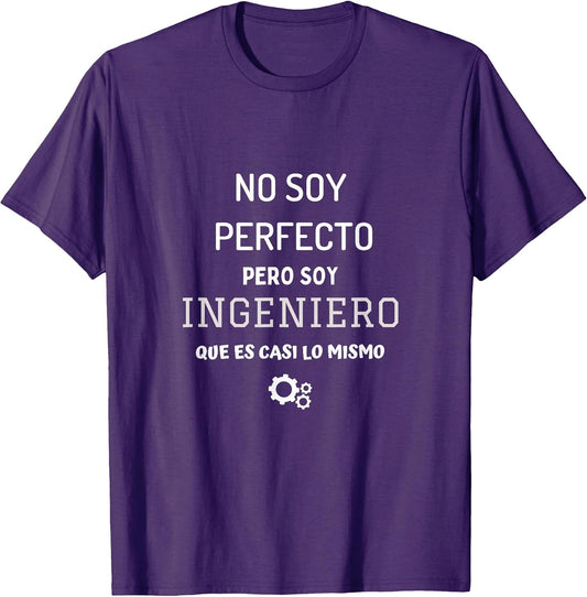 I'm not perfect but I'm an engineer that's almost the same T-Shirt