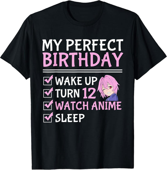 Birthday Anime Shirts For Teen Girls And Youth