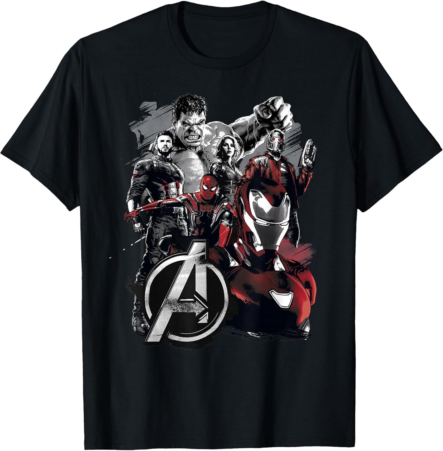 Infinity War Avengers Grunge Logo Graphic T-Shirt T-Shirt