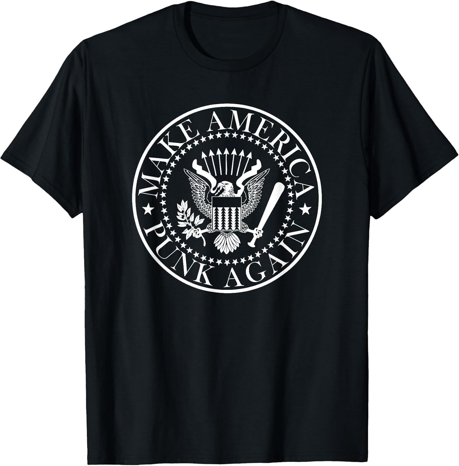 Funny Make America Punk Again Vintage Music Stamp T-Shirt