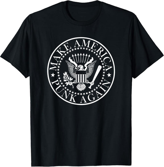 Funny Make America Punk Again Vintage Music Stamp T-Shirt