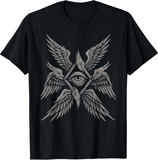Seraphim Bible Accurate Angel Seeing Eye Esoteric Aesthetic T-Shirt