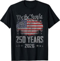 250 Years American 250th Anniversary USA Patriotic 4th July T-Shirt