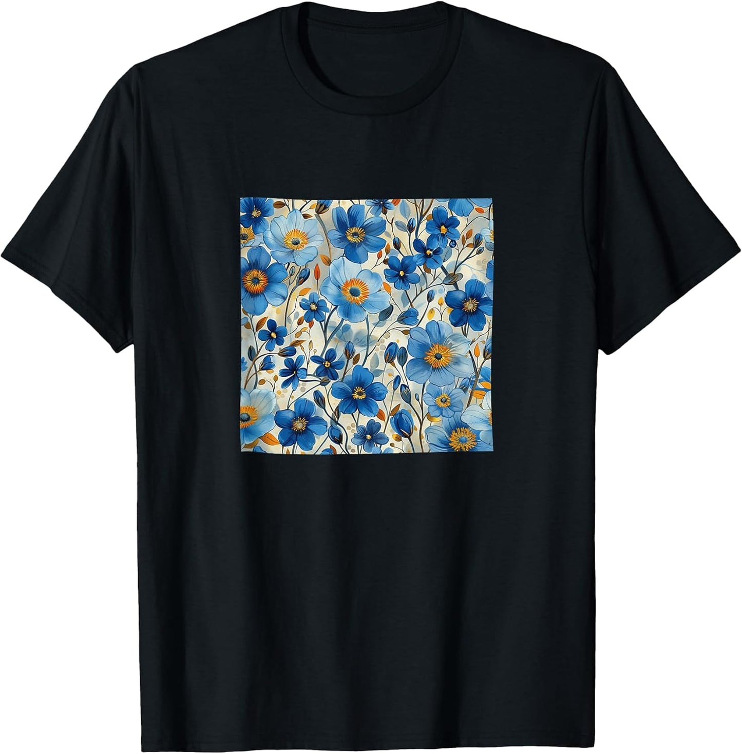 Forget Me Not Flower Pattern Merch