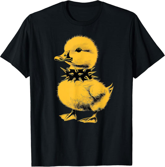 Rocker Duck Punk Metal Rock and Roll Music Toddler Kids Boys T-Shirt