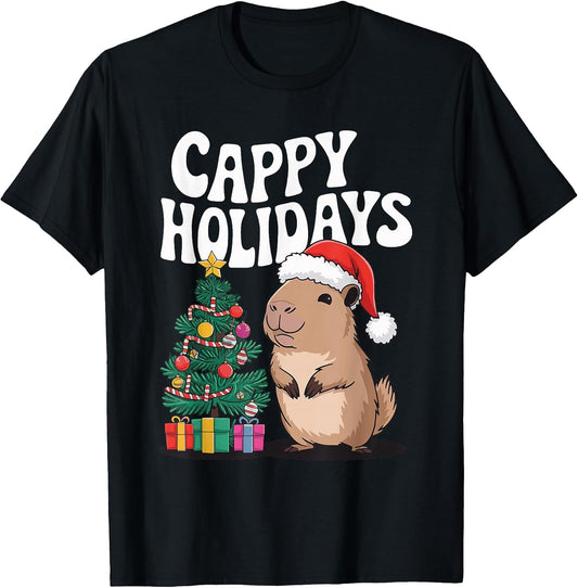 Animal Capybara Rodent Christmas Xmas