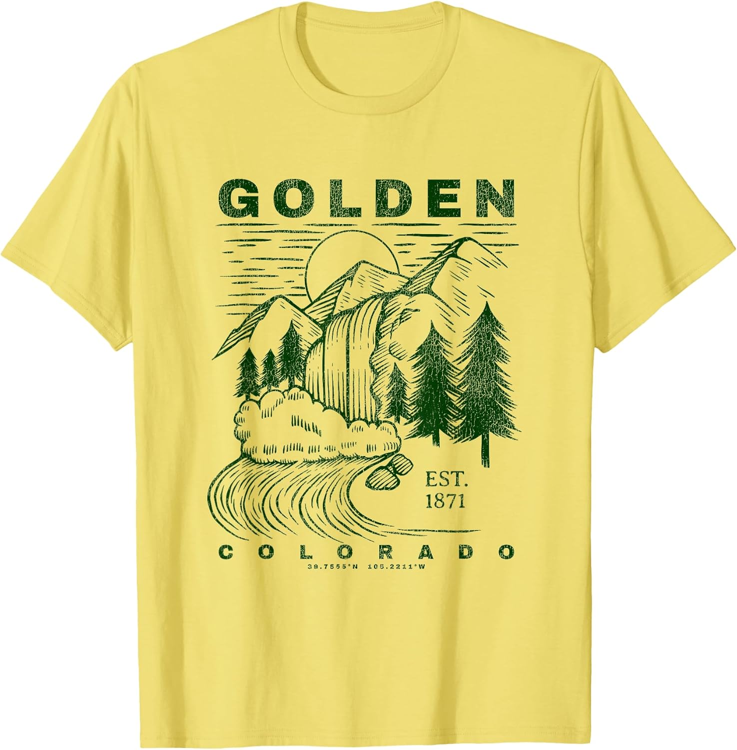 Retro Golden Colorado Souvenir Designs