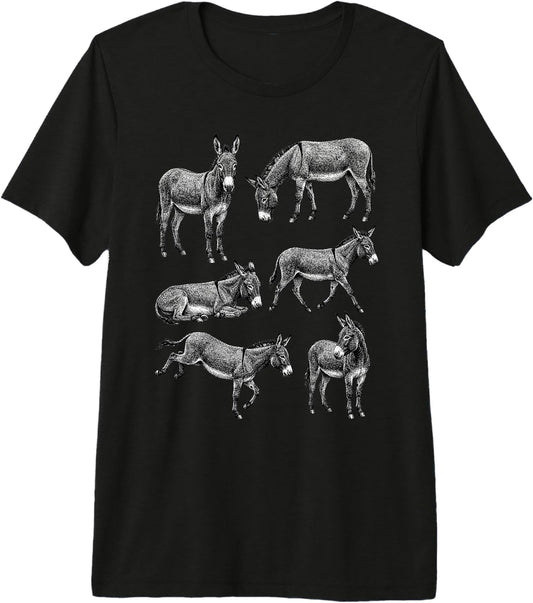 Vintage Donkey Wildlife Design