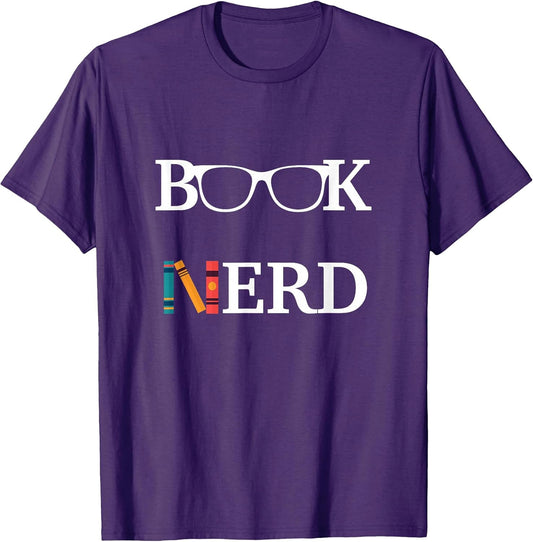 Book Nerd designs With Glasses