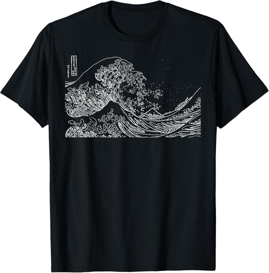 Japanese Wave Ocean Traditional Japan Men's Graphic T-Shirt
