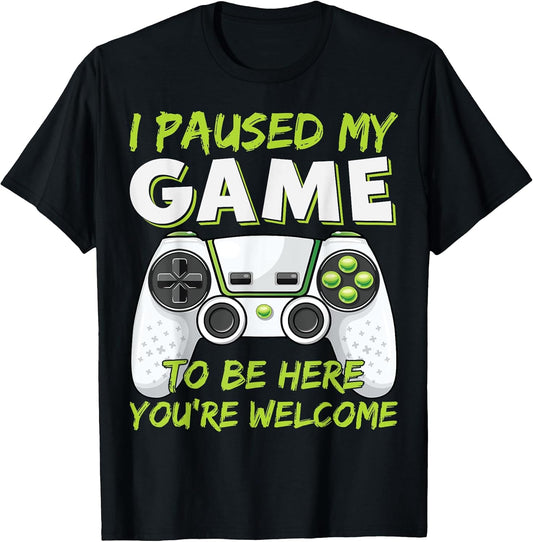 Funny Gaming Boys Girls Men Gamer Video Game T-Shirt