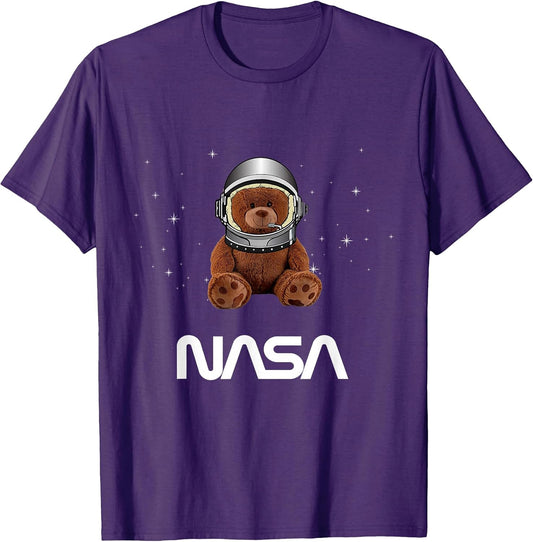NASA Astronaut Teddy Bear Worm Logo