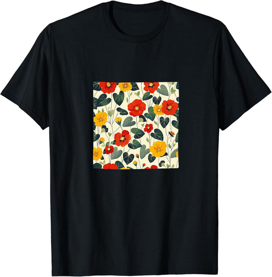 Nasturtium Flower Pattern Merch