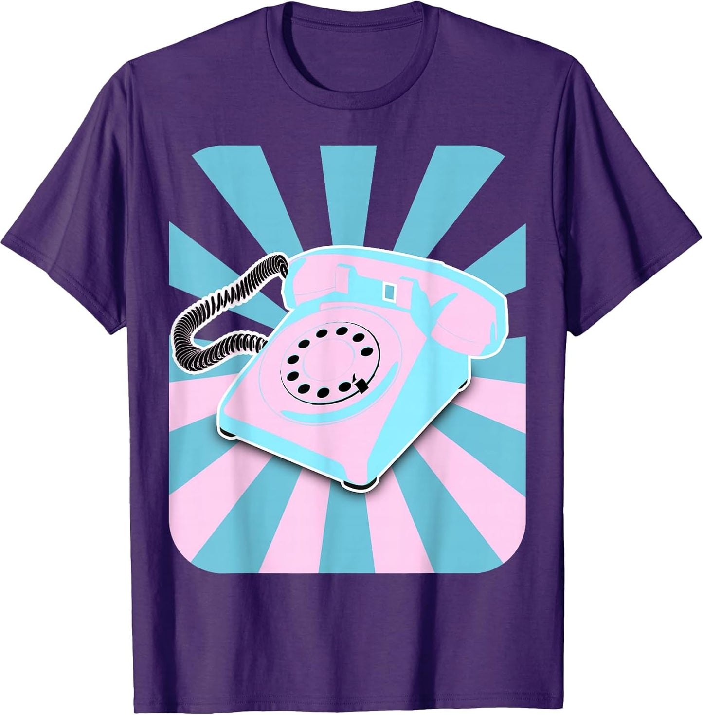 Retro Dial Telephone Pop-Art Rotary Phone T-Shirt