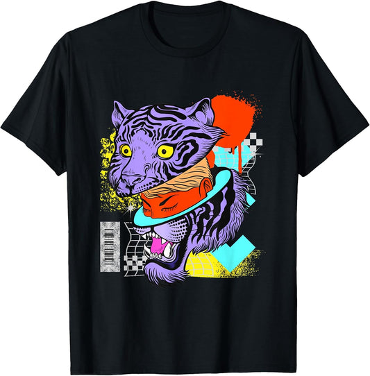 Urban Street Art, Tiger Design, Tattoo Artist, Unique T-Shirt