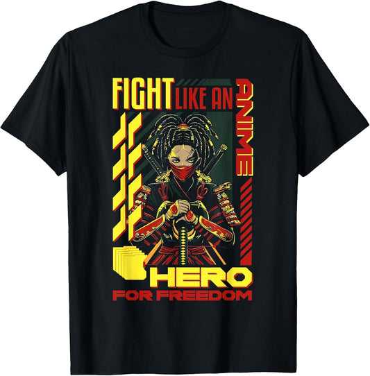 African American Samurai Women Juneteenth Apparel