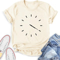 420 Shirt for Women Funny Clock Print Shirt Short Sleeve Loose Fit Tee Tops