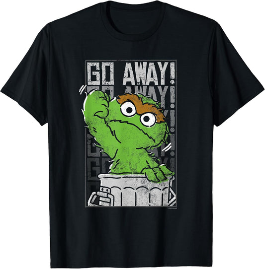 Oscar The Grouch Go Away T-Shirt