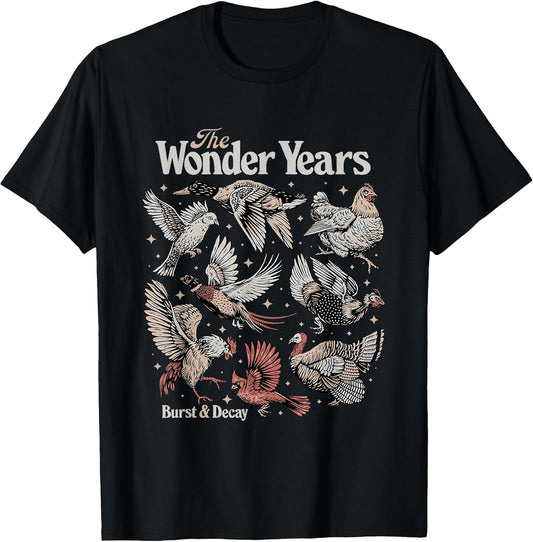 The Wonder Years Bird Collage Tees