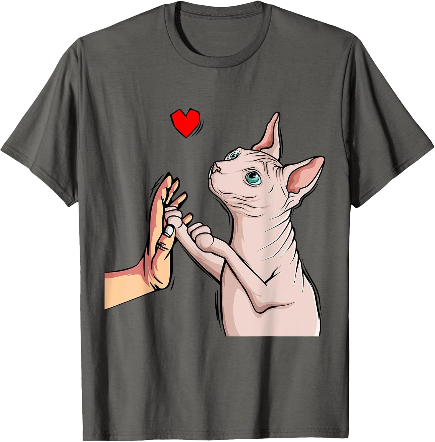 Sphynx Cat Sphinx Hairless Cat Owner Lovers T-Shirt for Men Women Kids