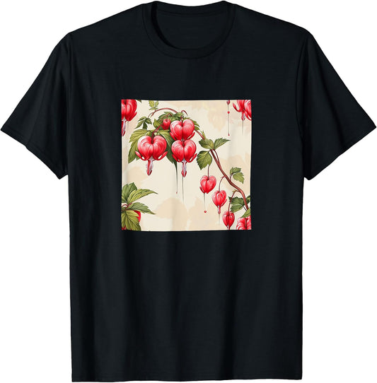 Bleeding Heart Flower Pattern Merch