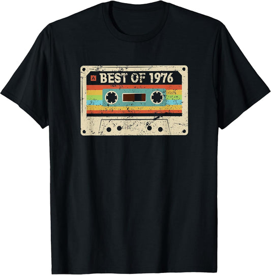 Best 1976 Vintage 50 Year Old Bday Men Women 50th Birthday T-Shirt