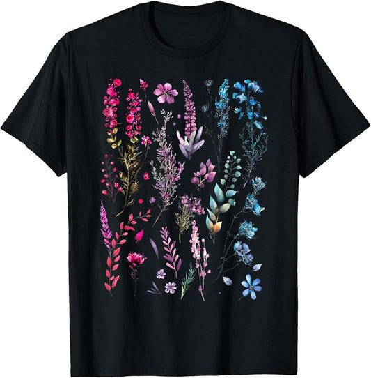 Bi Pride Subtle Wildflowers LGBTQ Month Rainbow