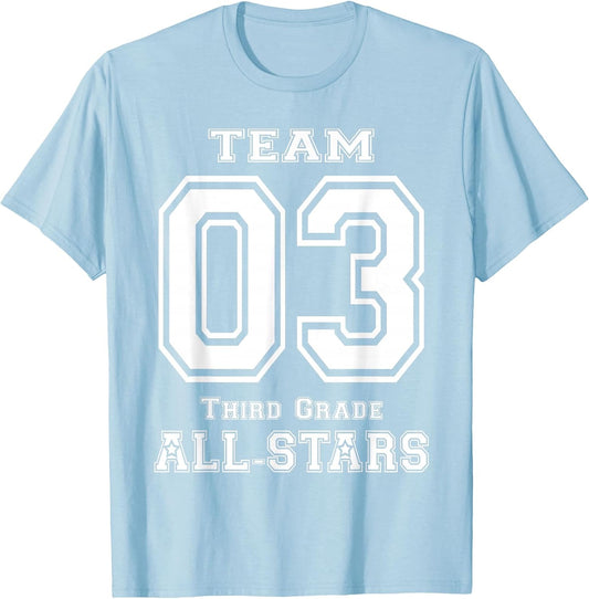 Team 3rd Grade All-Stars Sport Jersey T-Shirt