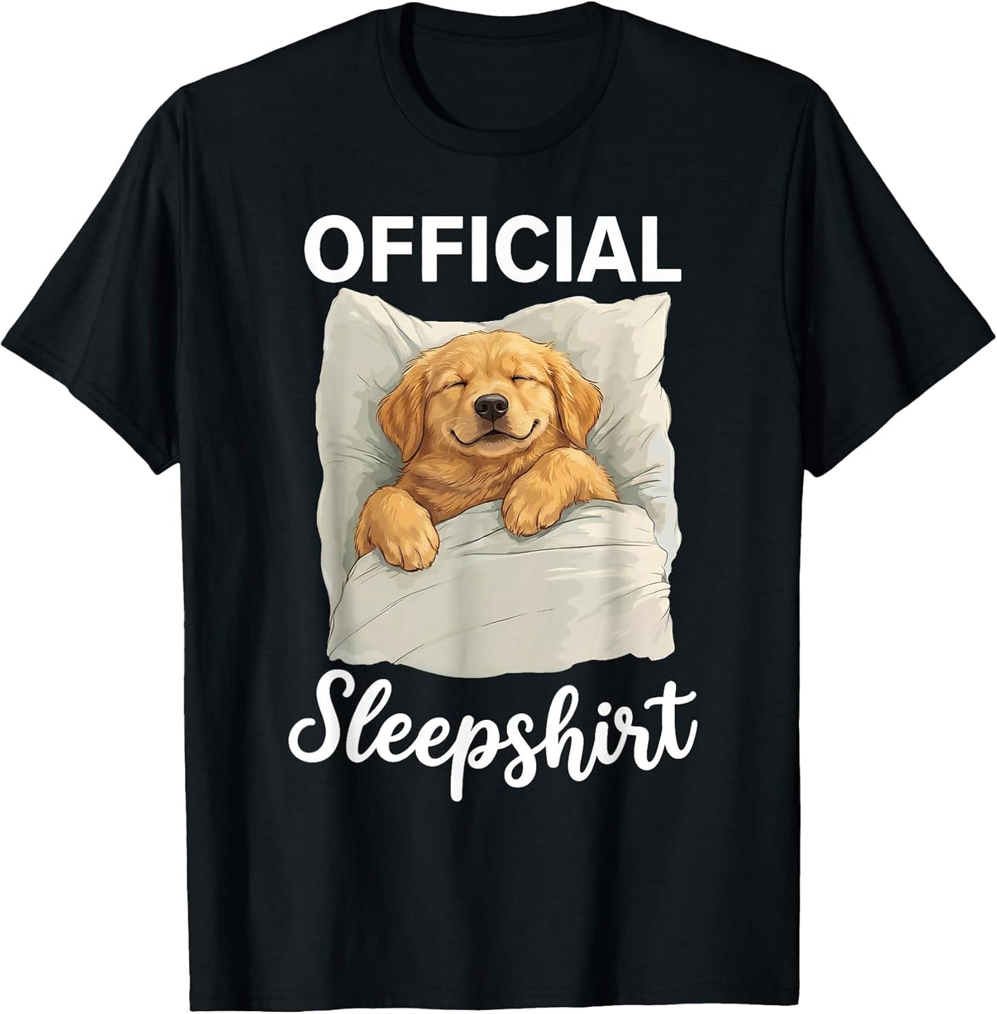 Funny Official Sleepshirt Sleeping Dog Animal Lovers T-Shirt