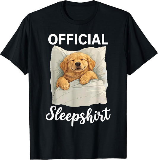 Funny Official Sleepshirt Sleeping Dog Animal Lovers T-Shirt